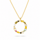 Rainbow Letter Necklace