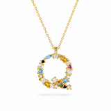 Rainbow Letter Necklace