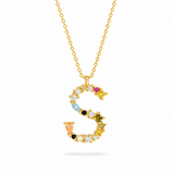 Rainbow Letter Necklace