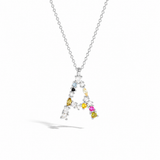 Rainbow Letter Necklace