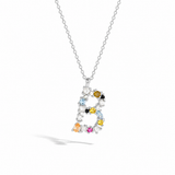Rainbow Letter Necklace