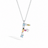 Rainbow Letter Necklace