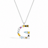 Rainbow Letter Necklace