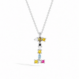 Rainbow Letter Necklace