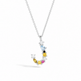 Rainbow Letter Necklace