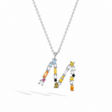 Rainbow Letter Necklace