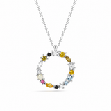 Rainbow Letter Necklace