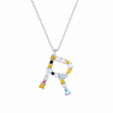 Rainbow Letter Necklace