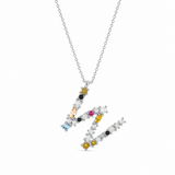 Rainbow Letter Necklace