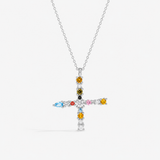 Rainbow Letter Necklace