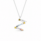 Rainbow Letter Necklace