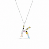Rainbow Letter Necklace