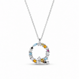 Rainbow Letter Necklace