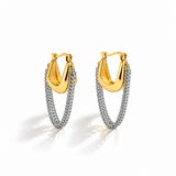 Noira Dual Chain Earrings