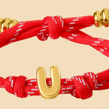 Bubble Initial Bracelet