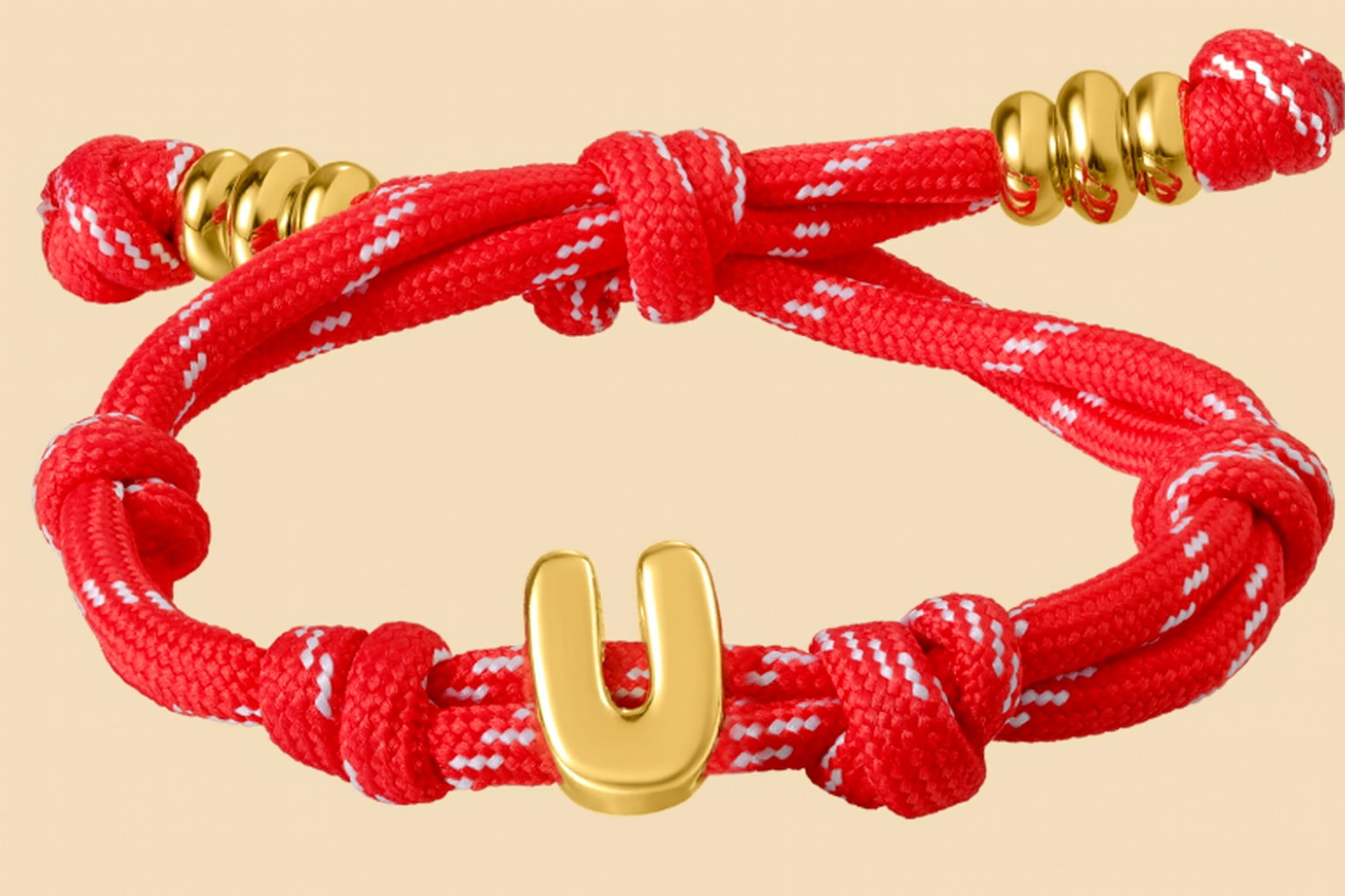 Bubble Initial Bracelet