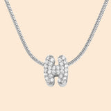 Collar con letras personalizado