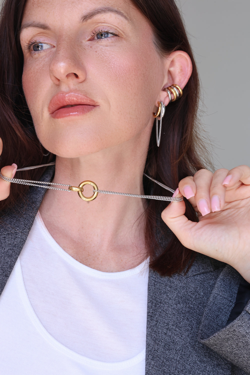La Muses Double Chain Necklace