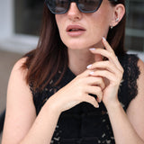 Star Huggie Hoop Earrings