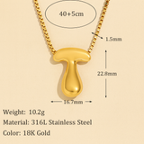 Collar personalizado con inicial de letra de burbuja