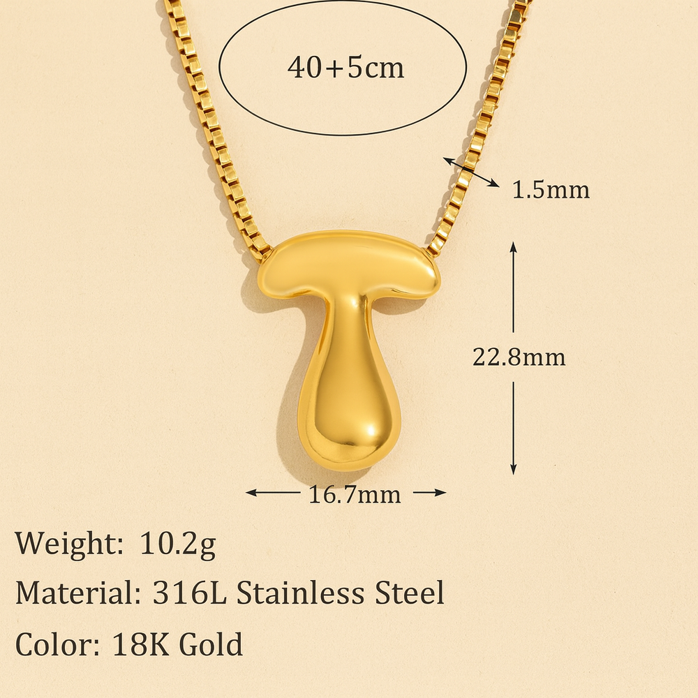 Collar personalizado con inicial de letra de burbuja